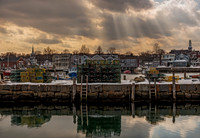 Looking the opposite direction of nearly every shot you see of Rockport, Massachusetts. The lighting in the sky really made this shot.