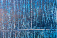 Abstract image of a giant bronze urn with colorful patina at the Forbidden City in Beijing, China.