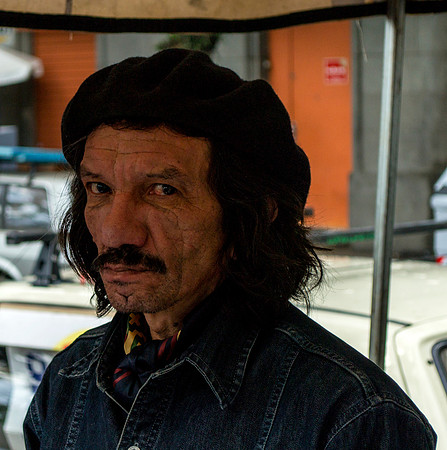 While visiting Porto Allegro, Brazil we stopped at the local Sunday market and began speaking with this man who was selling hand made knives of all sorts.